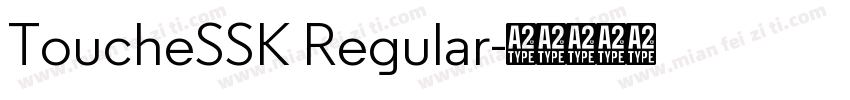 ToucheSSK Regular字体转换